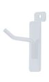 2 Slatwall Hooks For Slat Panel Display 50 Pcs Box 1 4 Dia Wire Heavy Duty White Color