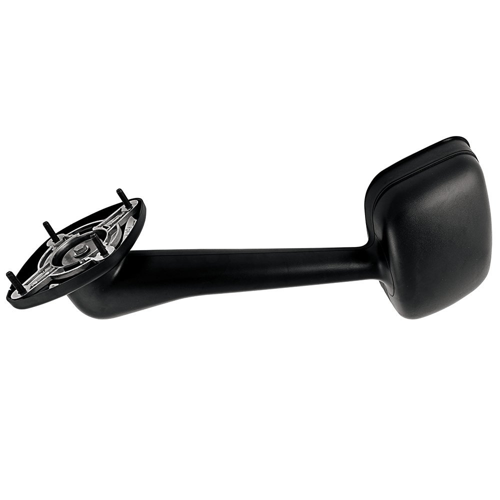 Left Towing Mirror For Freightliner Cascadia 2008 2009 2010 2011 2012 2013 2014 2015 2016 Manual Adjustment With Black Housing