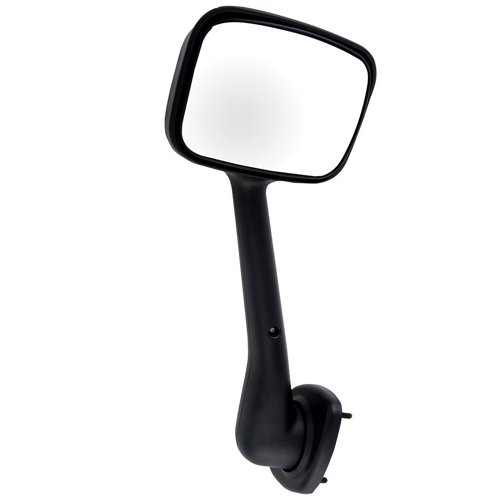 Left Towing Mirror For Freightliner Cascadia 2008 2009 2010 2011 2012 2013 2014 2015 2016 Manual Adjustment With Black Housing