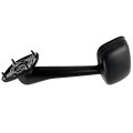 Left Towing Mirror For Freightliner Cascadia 2008 2009 2010 2011 2012 2013 2014 2015 2016 Manual Adjustment With Black Housing