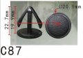 Autobahn88 Clip Instrument Garnish Molding Compatible With Honda Oem 906876710030 Pack Of 20
