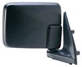 Passenger Side Mirror For Dodge D50 And Mitsubishi Pick Up Black Manual Foldaway Door Mount Convex Glass Model 67001b 