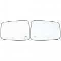 Uxcell 1 Pair Car Driver Passenger Side Mirror Glass Replacement W Backing Plate For Ram 1500 2500 2011-2018 Dodge No