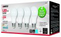 Satco S28594 5 5w A19 Led Frosted 5000k Medium Base 120v 4 Bulbs California Compliant Replaces S8594