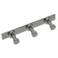 Stilhaus H13 3-08-638845319072 Holiday Collection Brass Triple Towel Robe Hook Chrome 