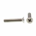 Prime-line Machine Screw Flat Head Phillips M8-1 25 X 45mm Grade A2-70 Stainless Steel Pack Of 10