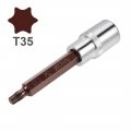 Uxcell 1 2-inch Drive T35 Torx Bit Socket S2 Steel 100mm Length