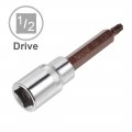 Uxcell 1 2-inch Drive T35 Torx Bit Socket S2 Steel 100mm Length