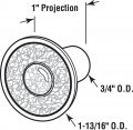 Prime-line Mp6871 Bi-fold Door Knobs 1-13 16 In Outside Diameter Plastic Construction 10 Pack