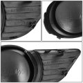 Auto Dynasty Non Fog Light Style To1038169 Front Cover For Toyota Sienna 2011-2017 Driver Left Side Smooth Black