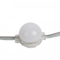 Kckem 20m Dc24v Led Light Source Plaque Advertising Doorstep Running Lights Pixel Outdoor Waterproof With Bulbs Color Rose Red 