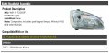 Marketplace Auto Parts Right Passenger Side Headlight Assembly Compatible With 2002-2004 Nissan Altima Without Hid