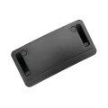 Front License Plate Bracket For Porsche Macan 2015 2016 2017 2018 Replacement Po1068106 Black Plastic Standard Style 