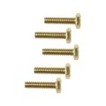 Hex Bolts M6 1 0 By 30 Mm Alloy Steel Yellow Zinc Class 10 9 Head Drive Fine Thread 6 Pieces 