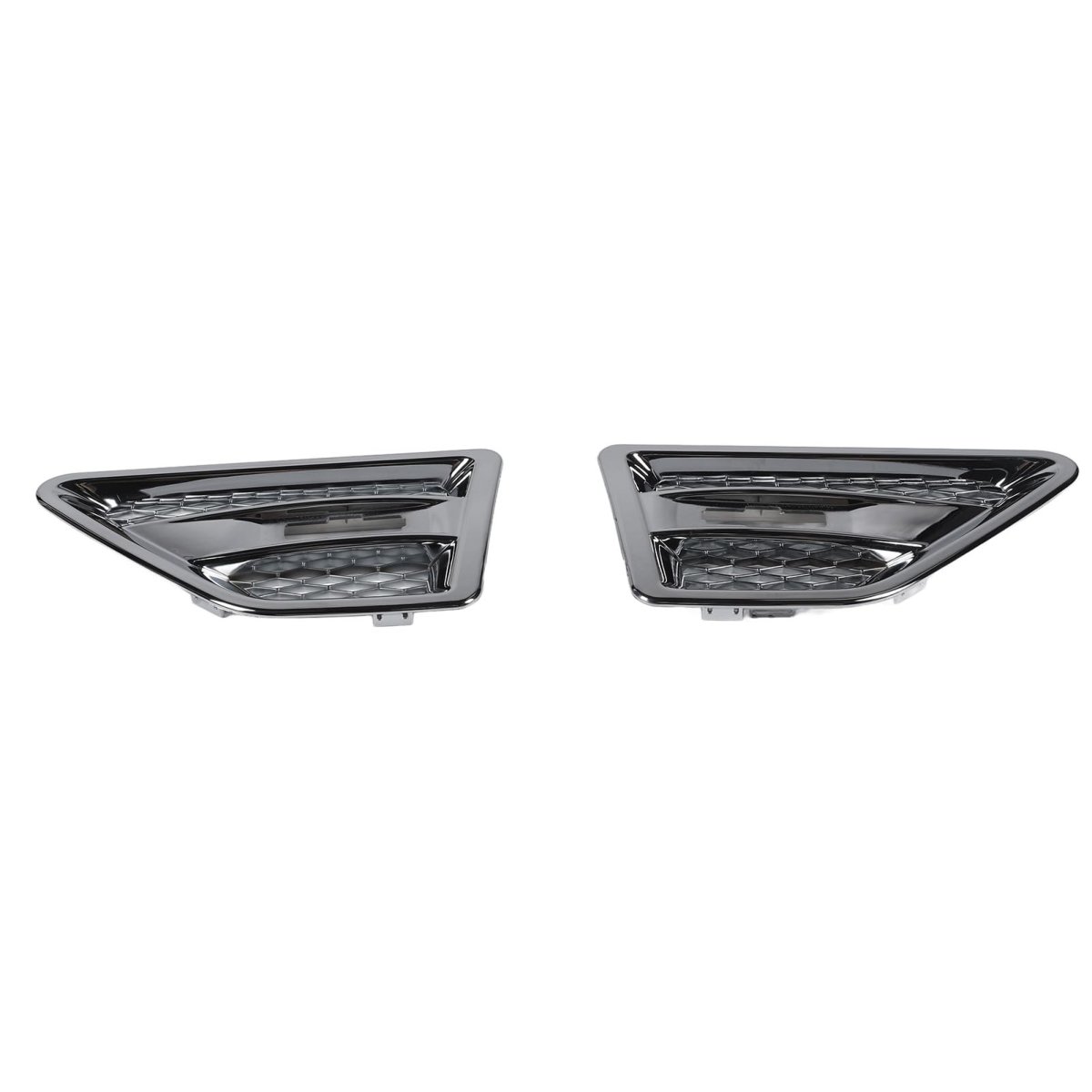 Electroplated Side Vent Cover Trim Grill For Lr2 2007 2014 Abs Plastic Front Left And Right Exterior Decorative Vents 1 Pair