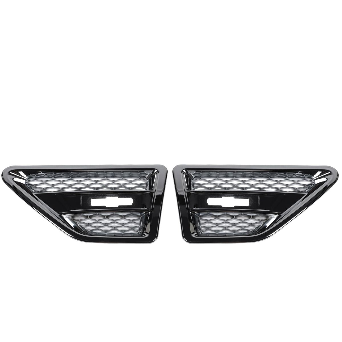 Electroplated Side Vent Cover Trim Grill For Lr2 2007 2014 Abs Plastic Front Left And Right Exterior Decorative Vents 1 Pair