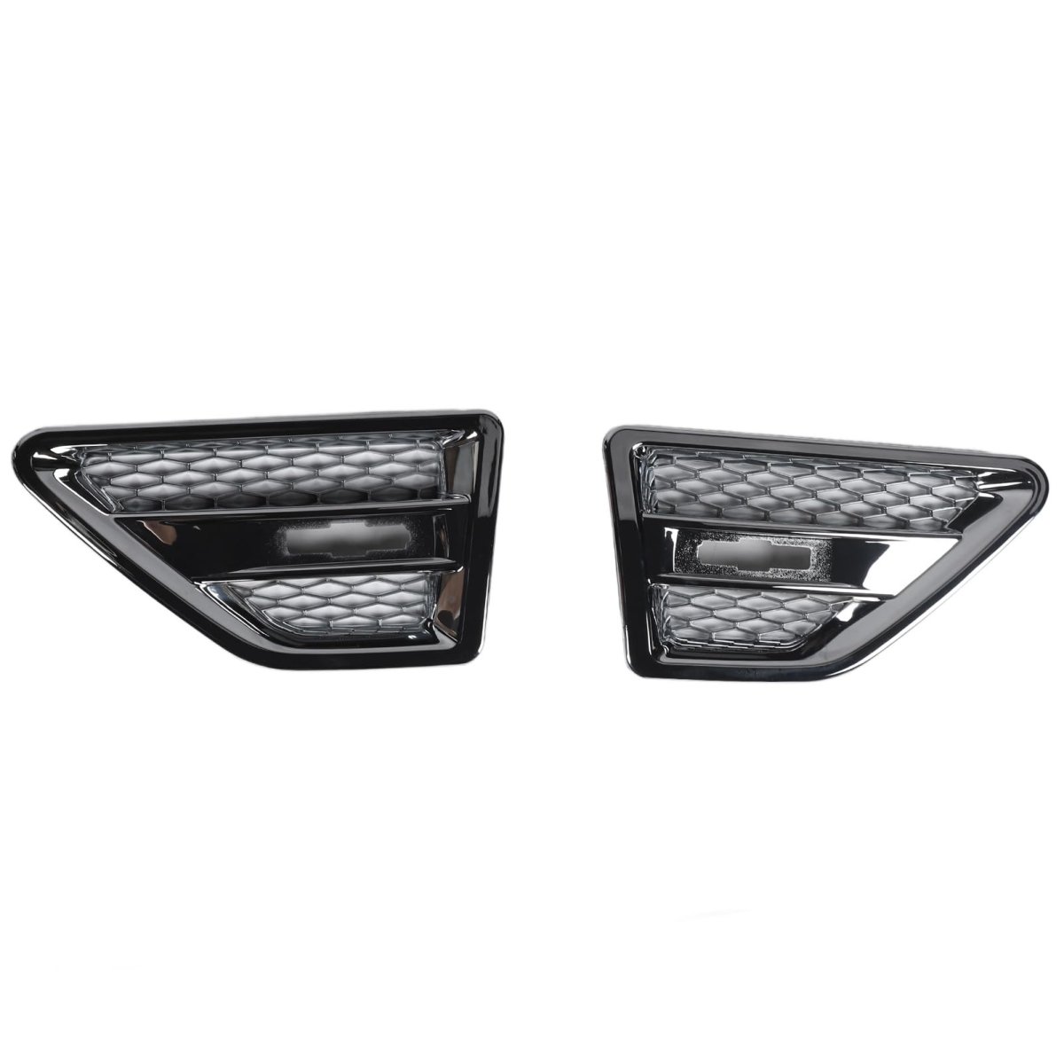 Electroplated Side Vent Cover Trim Grill For Lr2 2007 2014 Abs Plastic Front Left And Right Exterior Decorative Vents 1 Pair