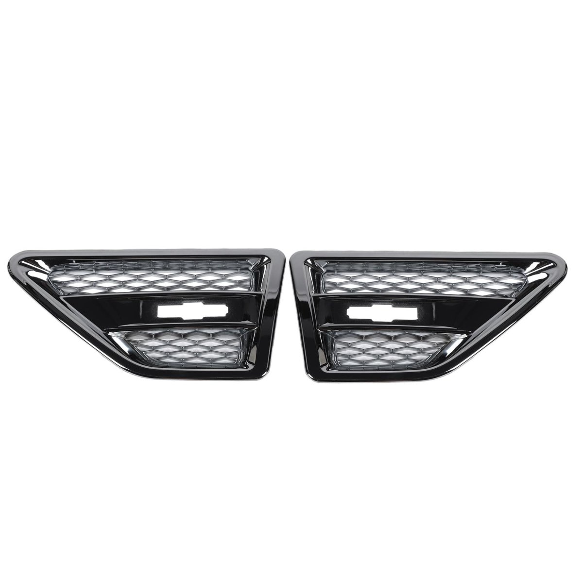 Electroplated Side Vent Cover Trim Grill For Lr2 2007 2014 Abs Plastic Front Left And Right Exterior Decorative Vents 1 Pair
