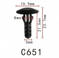 Autobahn88 Bumper Fascia Clip Compatible With Honda Oem 90108sw3003 Pack Of 20