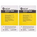Niche Brake Pad Set For Honda Cbr300r Cbr250r Cb300f 06455-kyj-901 06435-kyj-901 Front Rear Organic
