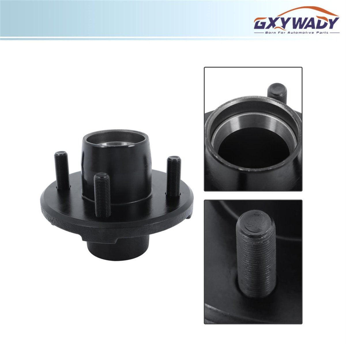 Trailer Hub Kit 4 On Inch And 1 Square Bt8 Spindle With Bearing