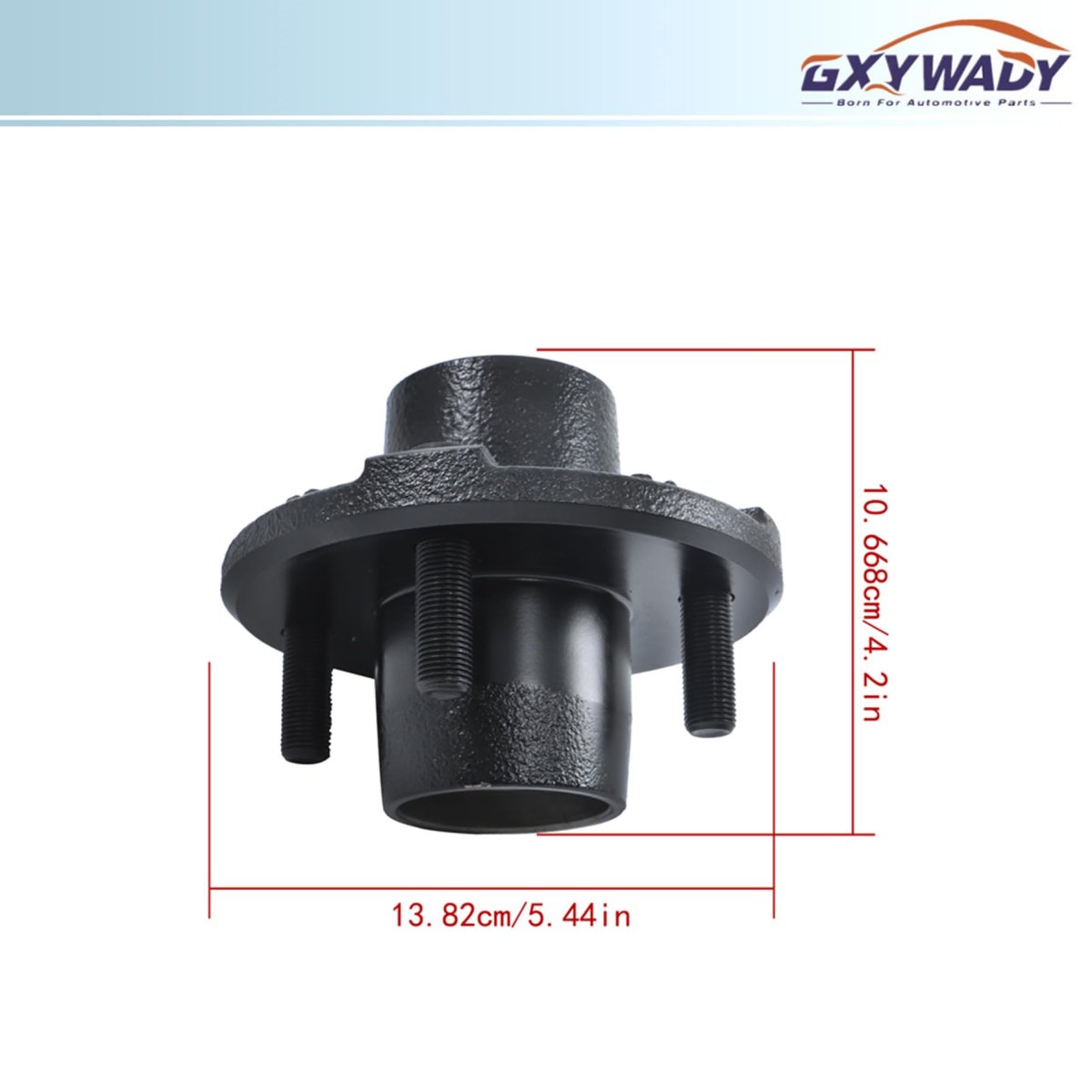 Trailer Hub Kit 4 On Inch And 1 Square Bt8 Spindle With Bearing
