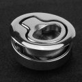 Acouto Boat Locking Latch 2 Inch Stainless Steel Round Deck Hatch Flush Pull Lock For Marine Yacht Rv