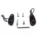 Httmt- Mirror Block Off Base Plate E Led Signal Compatible With Gsxr 600 750 1000 Gsx-r 2001-2004 Black P N Mt222-009a-sun