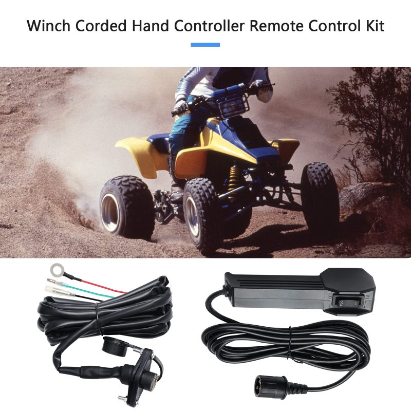 Mayspare Winch Corded Hand Manual Controller Remote Control Kit For Atv Utv