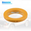 X Autohaux 2pcs 4 88 Inch Rear Suspension Bump Stop Struter Bump For Porsche Boxster 2009-2011 No 98133350401 Rubber Yellow