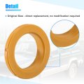 X Autohaux 2pcs 4 88 Inch Rear Suspension Bump Stop Struter Bump For Porsche Boxster 2009-2011 No 98133350401 Rubber Yellow
