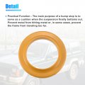 X Autohaux 2pcs 4 88 Inch Rear Suspension Bump Stop Struter Bump For Porsche Boxster 2009-2011 No 98133350401 Rubber Yellow