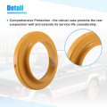 X Autohaux 2pcs 4 88 Inch Rear Suspension Bump Stop Struter Bump For Porsche Boxster 2009-2011 No 98133350401 Rubber Yellow