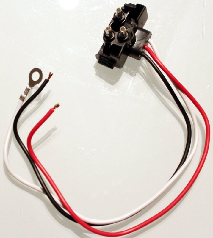 6 Truck Trailer 4 Round Led Light 2 Red White Brake Stop Turn Tail Back Up Reverse Fog