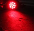 6 Truck Trailer 4 Round Led Light 2 Red White Brake Stop Turn Tail Back Up Reverse Fog