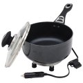 Roadpro 12v Power Supply Portable Travel Saucepan With Non-stick Surface 