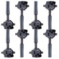 Ocpty Ignition Coil Coils Pack Fits Uf415 5c1180 E895 For Jaguar Xkr 0l 2000-2002 Xk8 Xjr 1996-2002 Xj8 1999-2003 Vanden Plas 4