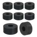 18pcs Thick Rubber Spacer 2 Inch Od X 3 16 Id 1 4 Thickness Round Bushings Anti Vibration Flat Washers For Home Industrial