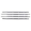 Front Rear Left And Right Outer Door Window Belt Weatherstrip Set For Honda Civic Sedan 1992 1993 1994 1995 