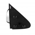 Ocpty Black Driver Side And Passenger View Mirror Smooth With Power Adjustment Manual Folding Non-heated Compatible For 2004d