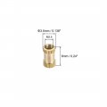 Uxcell Knurled Insert Nuts M2 5 X 6mm L 3 5mm Od Female Thread Brass Embedment Assortment Kit 30 Pcs