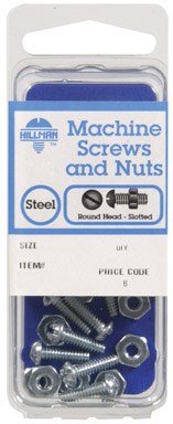 Hillman Machine Screws 1-1 4 Combination Phillips Slotted Round Head