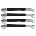 4 Straps Car Rim Tie Down Set 2 Inch X 144 3 300 Pound Safe Working Load Silvery 