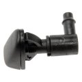 Windshield Washer Nozzle For Dodge Stratus 21 2002 2003 2004 2005 Black Plastic Snap On 0 10 In Hose Port 0 65 Mounting Hole