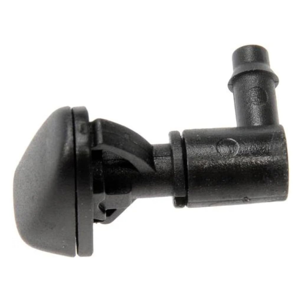 Windshield Washer Nozzle For Dodge Stratus 21 2002 2003 2004 2005 Black Plastic Snap On 0 10 In Hose Port 0 65 Mounting Hole