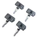 Set 4pcs Itm Uni-sensor Tpms Tire Pressure Sensors 315mhz Metal Clamp-on Fits Nissan Sentra 2013-2016