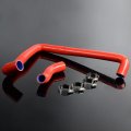 Silicone Radiator Hose Tube Clamps Kit For Nissan 300zx Z32 Fairlady Vg30det 89-00 1989 2000 Red 