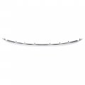 Kuafu Front Upper Grill Trim Compatible With 2011-2015 Ford Explorer Bb5z-8200-aa Fo1217105 Grille Molding Strip Chrome Silvery