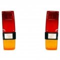 Toyota Pickup Tail Light Lens 1979 80 81 82 1983 Pair Driver And Passenger Side Only W Black Rim Replaces To2808103 81561-89121 