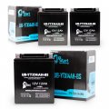 3-pack Ub-ytx14ah-bs Battery Replacement For 2016 Polaris Sportsman Ho 450 Cc Atv Factory Activated Maintenance Free Motorcycle 